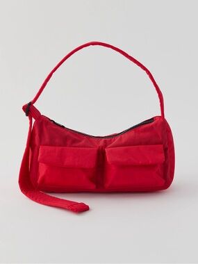 Baggu Cargo Shoulder Bag Candy Apple Red